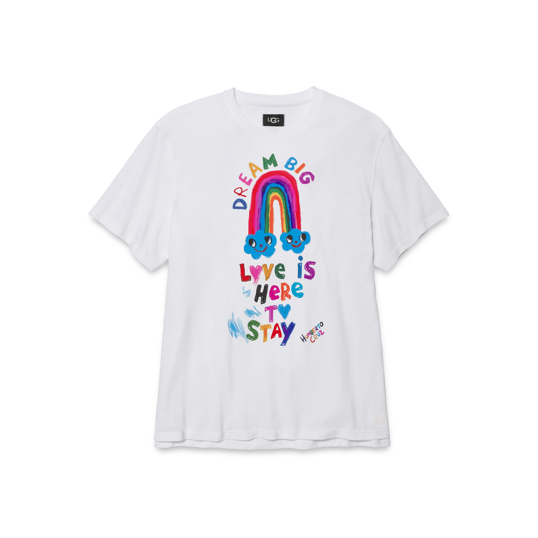 【新品未使用】UGG ポップ スケッチ ティー Pop Sketch Tee 1154392 ホワイト サイズS ユニセックスサイズ コットン100％ 送料無料！！ UGG® 公式【 ポップ スケッチ ティー|Pop Sketch Tee| 1154392